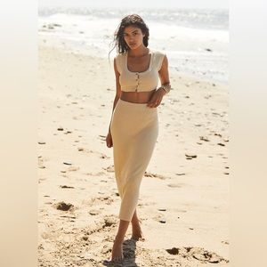 Free People Riri Sweater Set - Marzipan (Beige) - Size Small